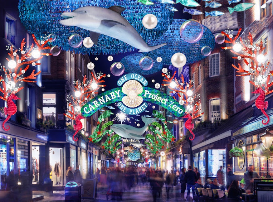 Instagrammable Christmas Spots In London - carnaby street